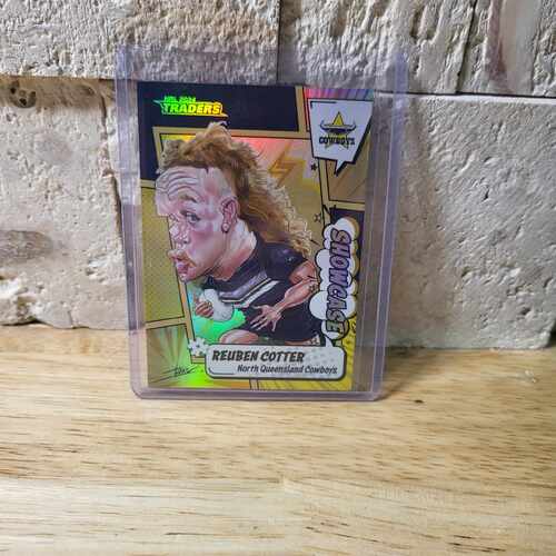 2024 NRL TRADERS TITANIUM SHOWCASE CASE CARD QLD COWBOYS REUBEN COTTER 57/60