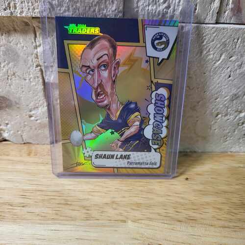 2024 NRL TRADERS TITANIUM SHOWCASE CASE CARD SHAUN LANE PARRAMATTA EELS 50/60